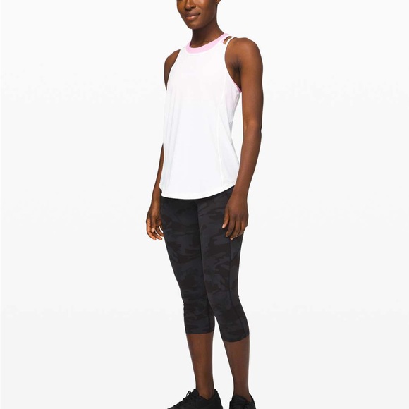 Lululemon Fast and Free Crop II 19" *Non-Reflective
Incognito Camo Multi Grey 8 - Picture 5 of 14